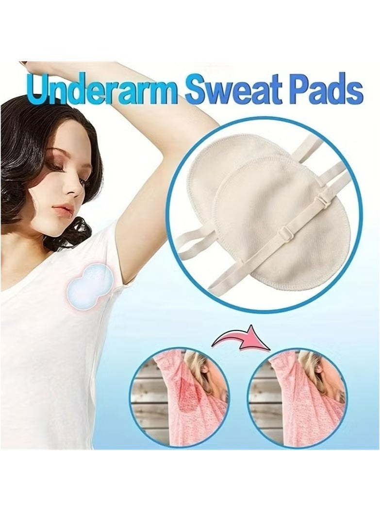 Hikma Beauty 1pair Washable Underarm Sweat Pads, Armpit Sweat Absorbing Guards, Dress Sweat Perspiration Pads - Image 3