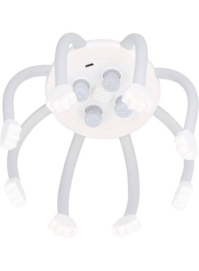 Head massager, silicone scalp massager, luxurious and lightweight formula for home use. - Image 1