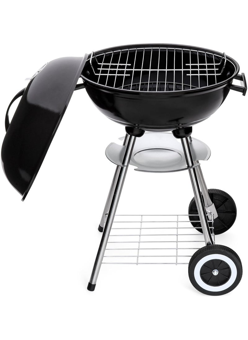 DubaiGallery Products 18in Portable Steel Charcoal Barbecue BBQ Grill w/Heat Control for Patio, Picnic, Tailgate  - Image 2