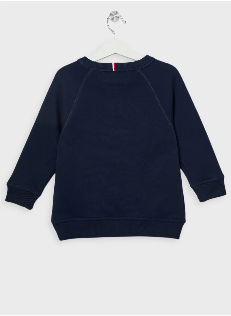 تومي هيلفيغر Kids Monotype Sweatshirt