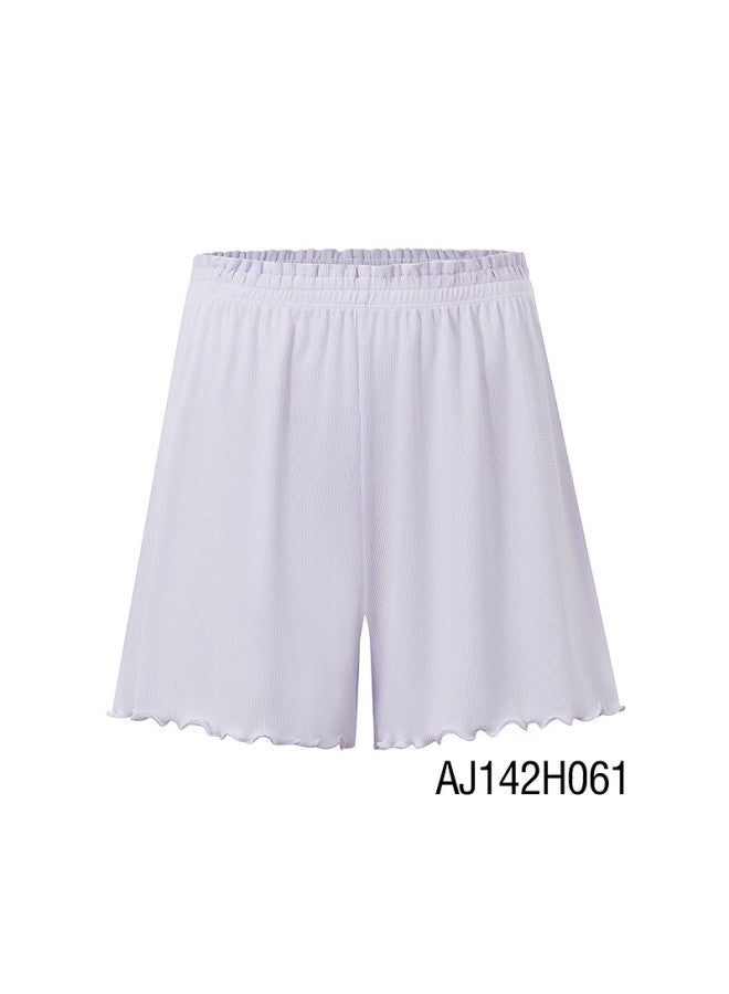 Aimer kids بنطلون نوم ثلاثي الأرباع للفتيات من قطن أيمر كيدز مزخرف بخطوط - Image 2