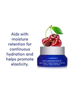 Naturopathica Naturopathica Sweet Cherry Conditioning Lip Butter, Natural Lip Balm for Soft, Full Lips, Antioxidant Rich Lip Moisturizer for Men and Women, 0.5 fl oz  - Image 4