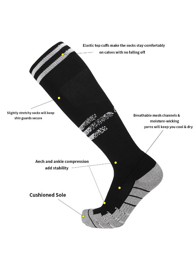 SKY WING Mens Baseball Socks Football Softball Knee High Sock Unisex Athletic Soccer Socks  1/2/3/4 Pairs for Youth Adult  Men and Women - Image 5