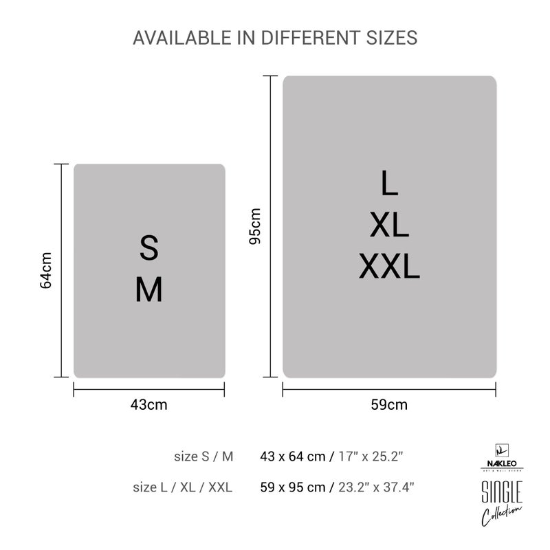 NAKLEO Reusable Plastic Wall Stencil - 43x64cm / 17" x 25" - Geometric Retro Rounded Square - Large Wallpaper Pattern Painting DIY Art Craft Template - Fabric Furniture Wood Canvas - Image 3