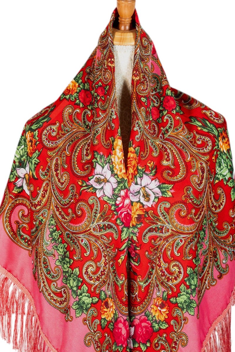 دىدانيالا شال قطن نسائي بتفاصيل شرّابات من إيلينا - Image 2