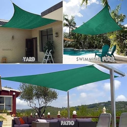 MAMRAJ Green Shade Net 75% UV Sun Protected for Terrace, Garden, Green House, Balcony & Gardening Multipurpose Agro net (75%, 10 x 50 Feet) - Image 5