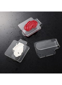 minkissy 3Pcs Makeup Hand Palette Acrylic Nail Art Manicure Palette Makeup Palette Spatula For Home Salon Professional  - Image 3
