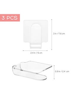 minkissy 3Pcs Makeup Hand Palette Acrylic Nail Art Manicure Palette Makeup Palette Spatula For Home Salon Professional  - Image 2