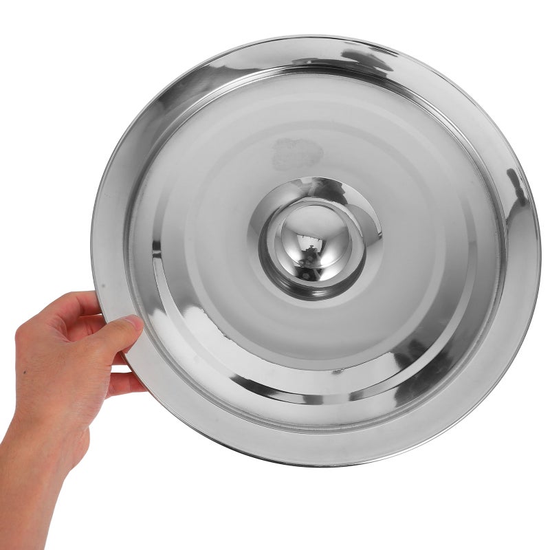 Stainless Steel Pot Lid with Sturdy Handle, Prevents Spills for Versatile Kitchen Use - Image 4