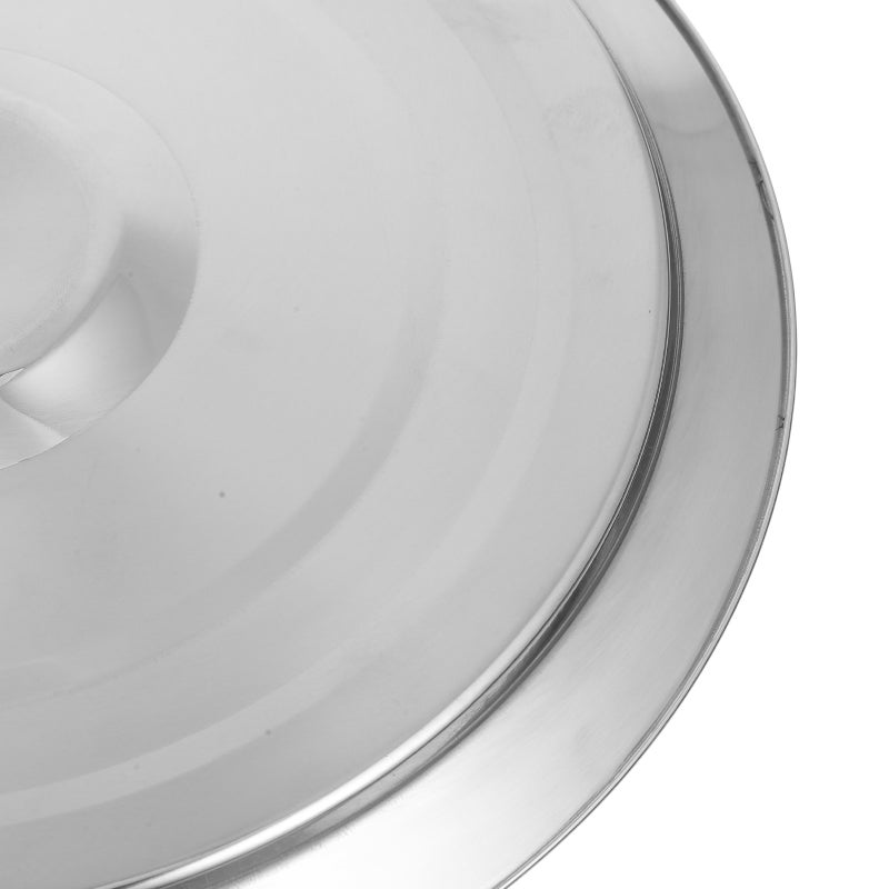 Stainless Steel Pot Lid with Sturdy Handle, Prevents Spills for Versatile Kitchen Use - Image 3