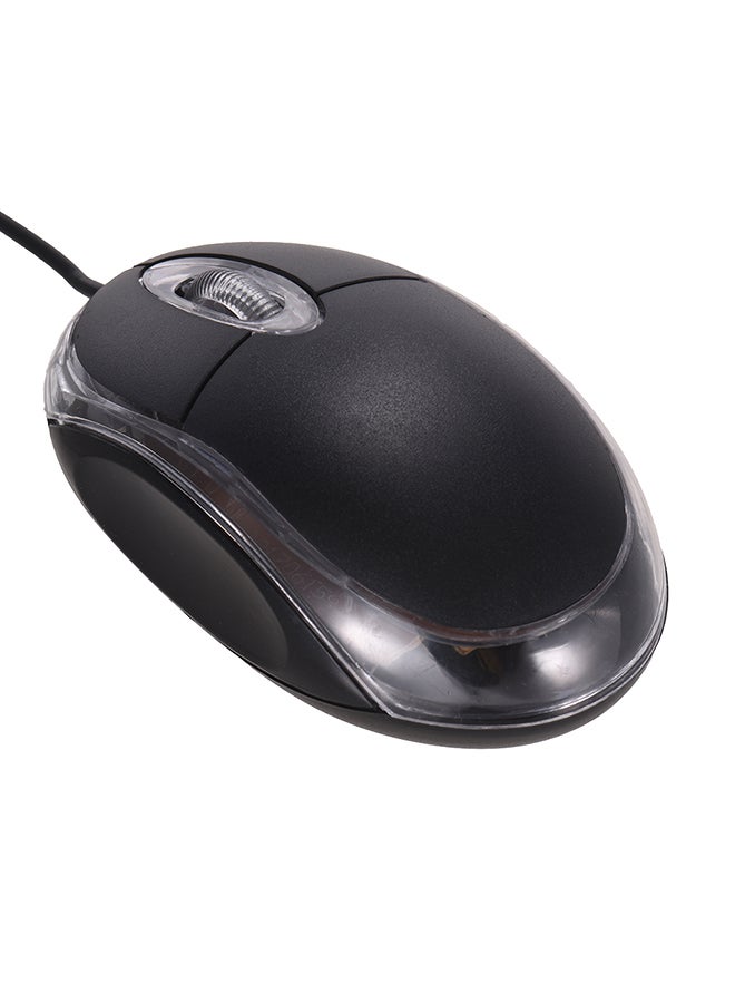 ماوس بصري USB ثلاثي الأبعاد أسود - Image 3