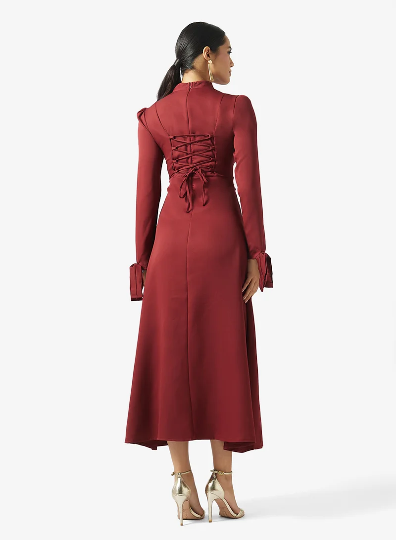 Khizana  Embroidered A-line Dress for Women | Best Price UAE