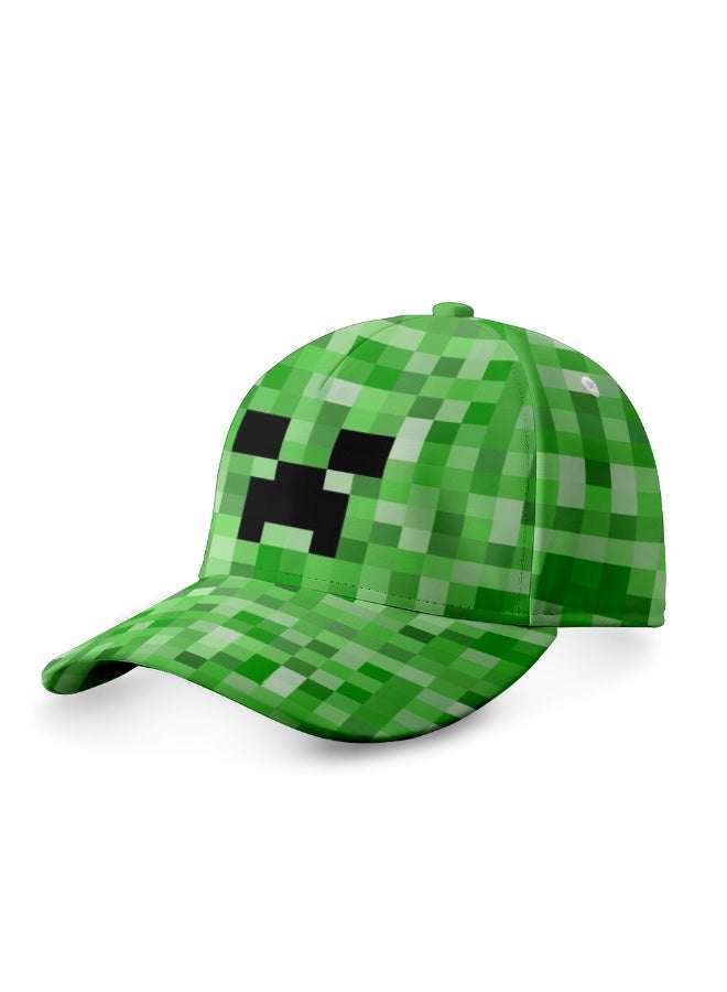 ماين كرافت قبعة قبعة بيسبول قبعة مطبوعة قبعة الشمس هدية للعائلة والأصدقاء - Image 1