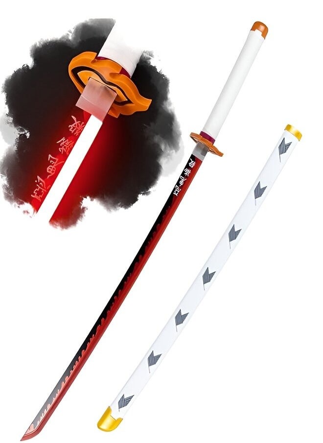 Sakura Anime Toys and Gifts Rengoku Wooden Sword With Light 