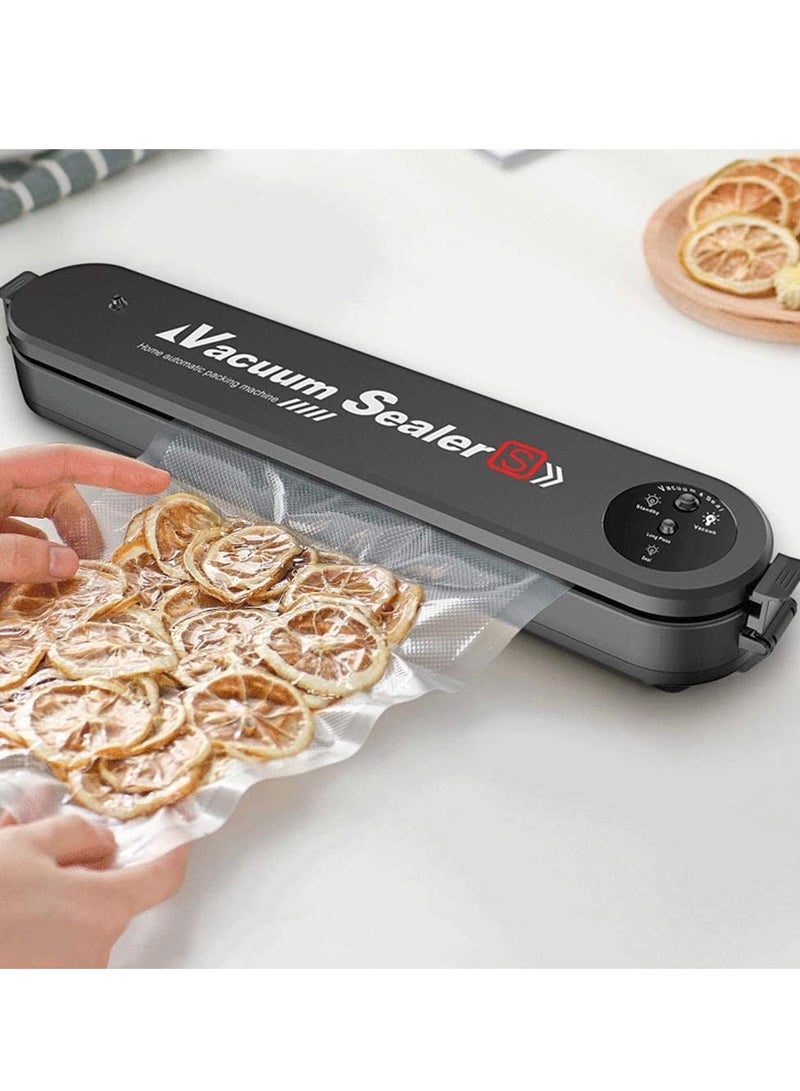آلة ختم الفراغ، نظام ختم الهواء الأوتوماتيكي المدمج لتخزين الطعام والحفاظ عليه (مع 15 كيس مختوم) - Image 2