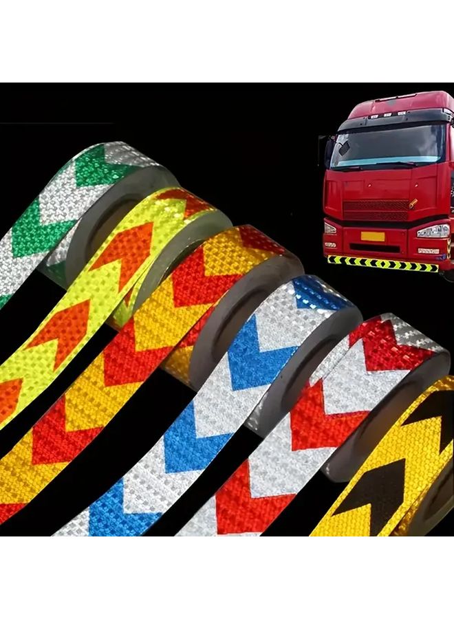 Red Reflective Self Adhesive Tape 3m Roll for Vehicle Bicycle Truck Trailer Safety Warning - Image 1
