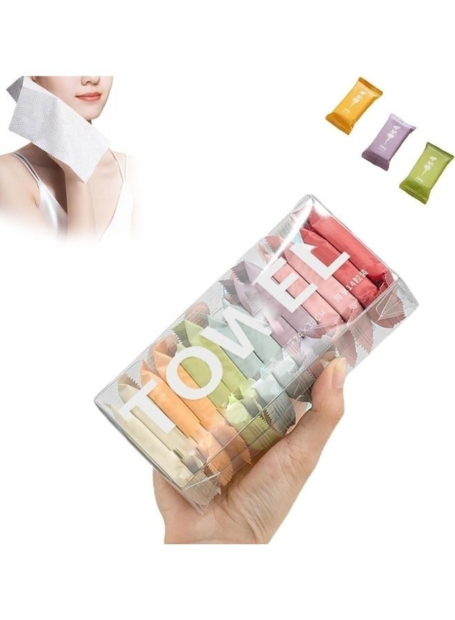 Cotton Facial Cleansing Pads (14-pack): A healthy and portable alternative to regular pads - wet and dry use technology to gently cleanse pores and remove makeup - thick natural material, soft on the skin, and completely sterilized for every use. - Image 1