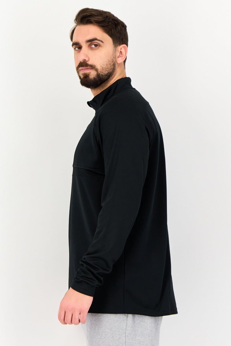 Nike Men Sportswear Fit Embroidered Training Sweatshirt, Black - Image 3