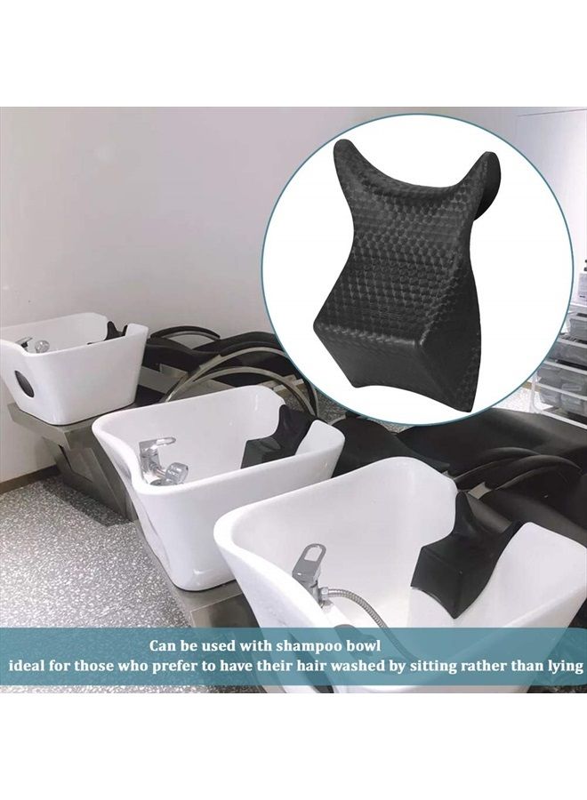 ZJchao Shampoo Bowl Neck Rest Suction Cushion, Durable PVC Salon Spa Neck Rest Pillows Hair Washing Backwash Unit Wash Sink Grip Professional Accessories (Style 1) - Image 2