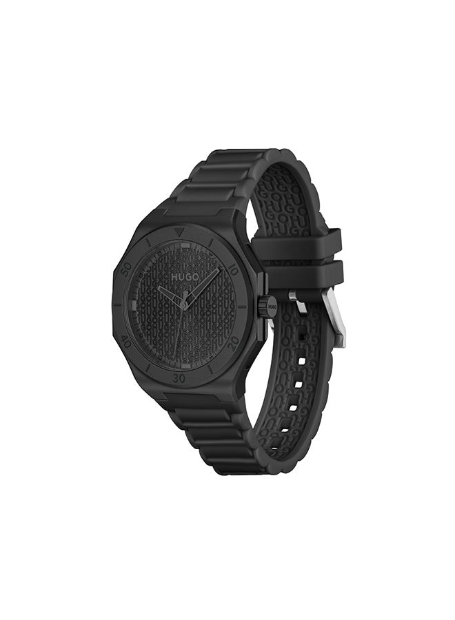 HUGO BOSS HUGO BOSS WATCH ROUND ANALOG MEN'S BLACK CASE WATCH - 1530396 - Image 2
