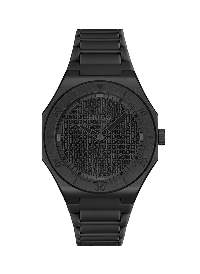 HUGO BOSS HUGO BOSS WATCH ROUND ANALOG MEN'S BLACK CASE WATCH - 1530396 - Image 1