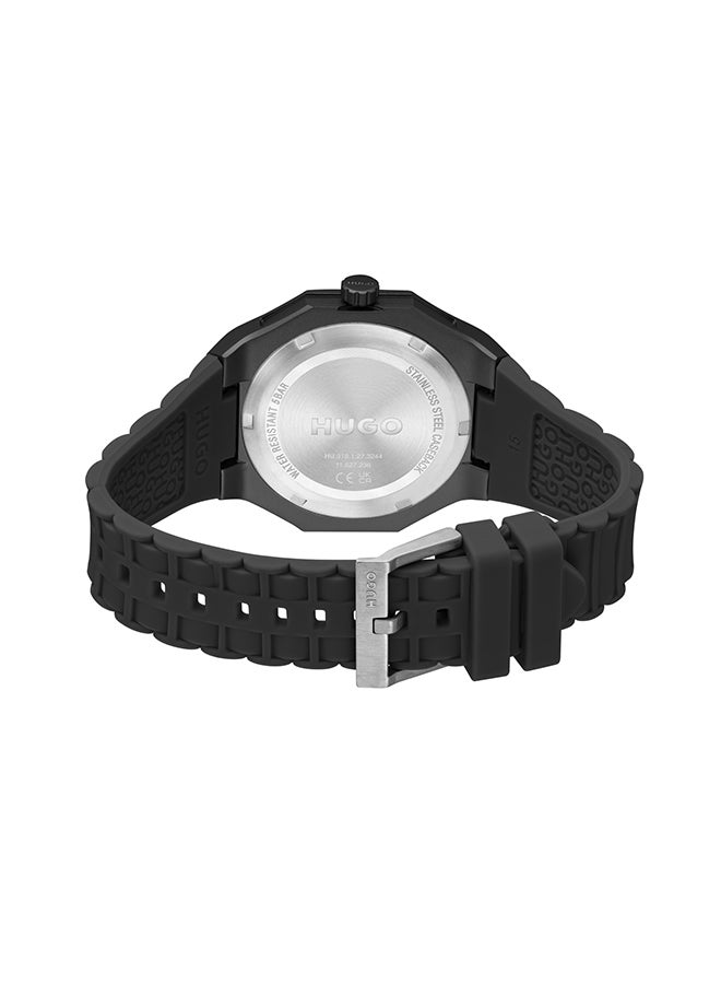 HUGO BOSS HUGO BOSS WATCH ROUND ANALOG MEN'S BLACK CASE WATCH - 1530396 - Image 3