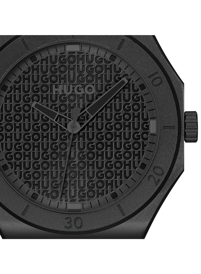 HUGO BOSS HUGO BOSS WATCH ROUND ANALOG MEN'S BLACK CASE WATCH - 1530396 - Image 4