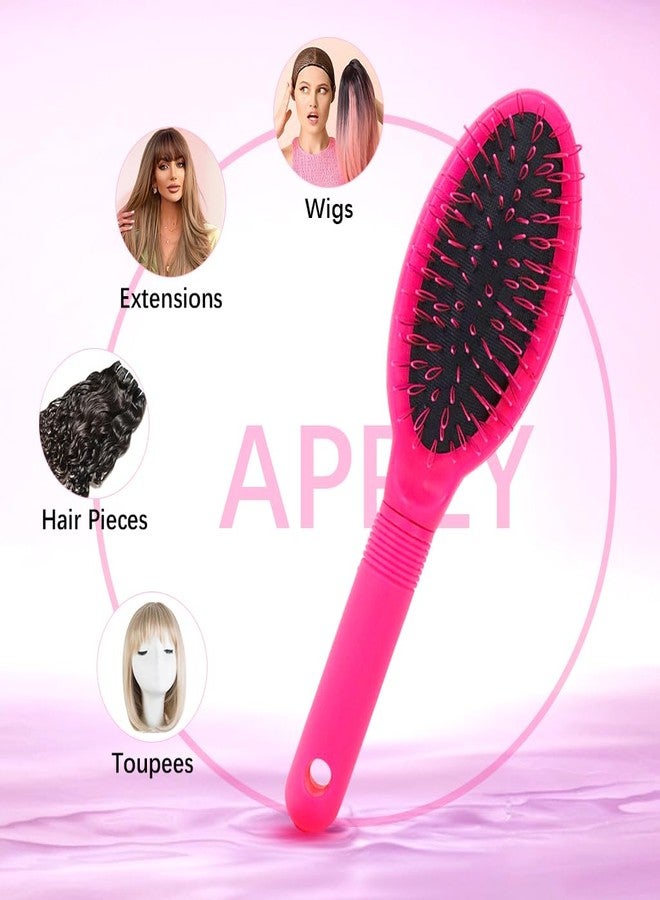 MAYCREATE® Wig Brush Comb Hair Extension Loop Brush 8.66 inches Hair Extension Brush No Tangle Smooth Gliding Hair Extension Loop Brush - Image 2