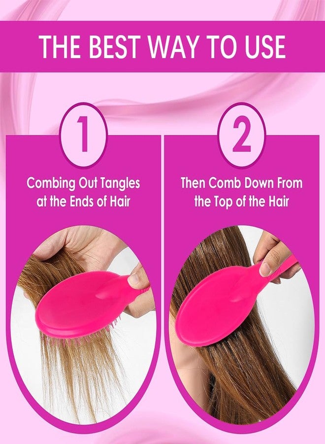 MAYCREATE® Wig Brush Comb Hair Extension Loop Brush 8.66 inches Hair Extension Brush No Tangle Smooth Gliding Hair Extension Loop Brush - Image 5
