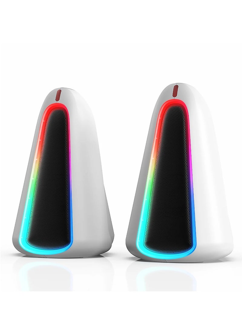 Monka - Stereo Gaming Speaker System - Streamlined Design, RGB Backlight, Plug and Play - Image 1