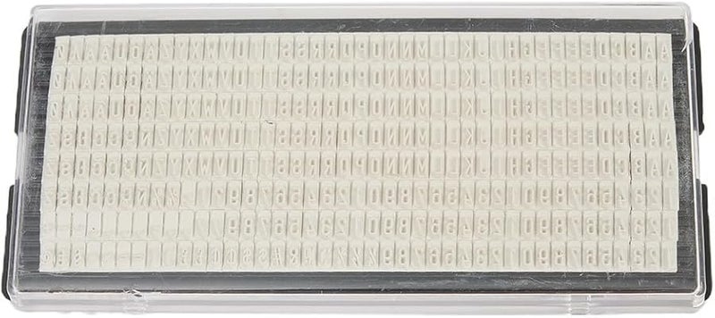 DIY Rubber Letter Stamp Set with Changeable Characters for Custom Text Multi Line Printing ABS Plastic - Image 4