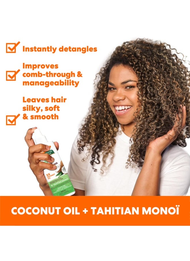 PALMER'S Coconut Oil Leave-in Conditioner Spray for Moisture Boost &Minimized Frizz, Free of Sulfates, Parabens, Phthalates, Mineral Oil & Gluten - 250ml  - Image 3