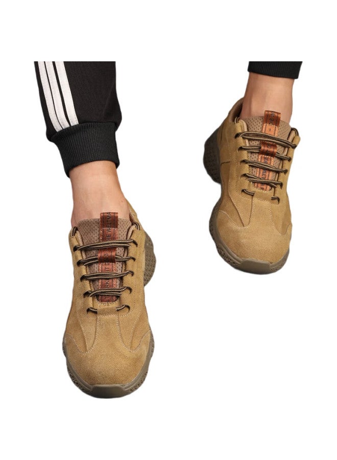 Old housekeeper Old Steward Labor Protection Shoes Men'S Steel Toe Smash-Proof And Stab-Proof Safety Work Shoes Breathable Wear-Resistant Acid And Alkali Resistant Functional Shoes 927 37 - Image 3