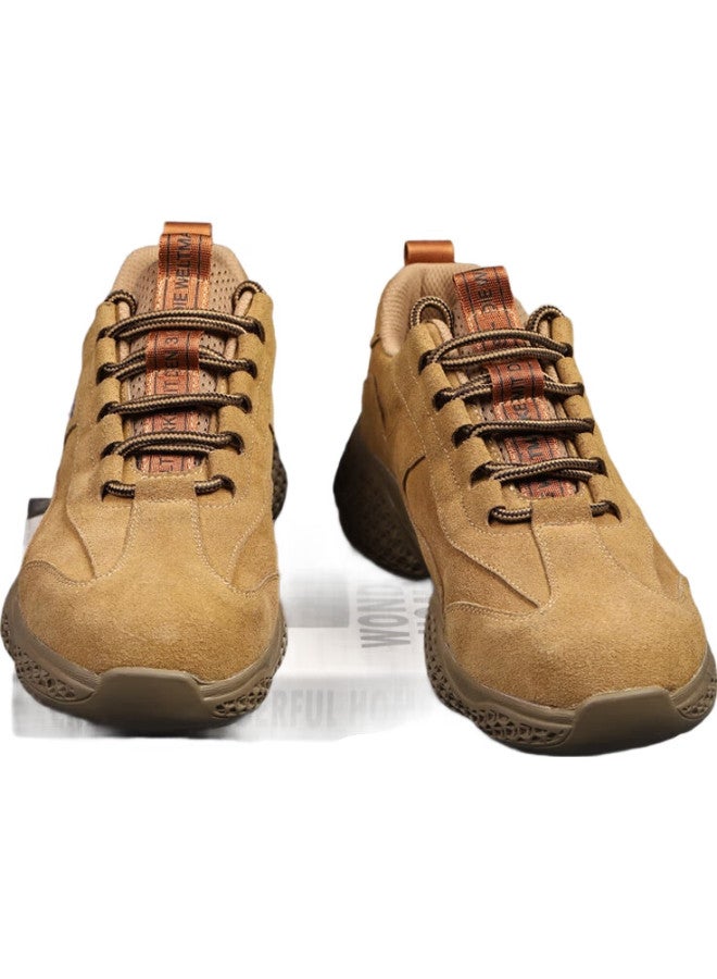 Old housekeeper Old Steward Labor Protection Shoes Men'S Steel Toe Smash-Proof And Stab-Proof Safety Work Shoes Breathable Wear-Resistant Acid And Alkali Resistant Functional Shoes 927 37 - Image 1