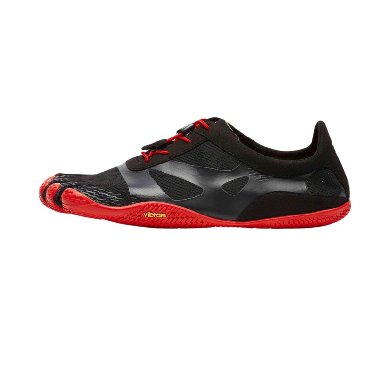 Vibram Men's FiveFingers KSO EVO | Barefoot Cross-Training Shoe for Balance and Stability, Black/Red, 44 EU / 10.5-11 US