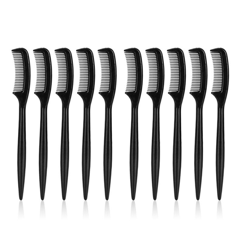 Eyebrow Comb 10-Pack Compact Portable Travel Essential - Precise Eyebrow Eyelash Styling Grooming Tool for Flawless Makeup Application - Image 1