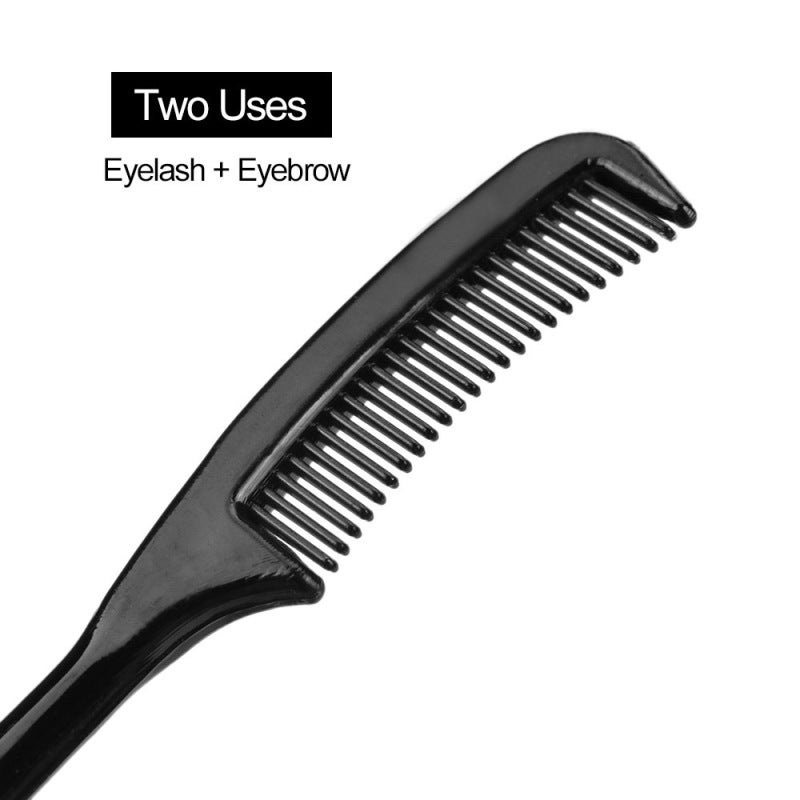 Eyebrow Comb 10-Pack Compact Portable Travel Essential - Precise Eyebrow Eyelash Styling Grooming Tool for Flawless Makeup Application - Image 3