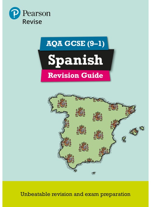 Pearson REVISE AQA GCSE Spanish Revision Guide: incl. online revision and audio  - for 2025 exams