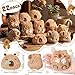 Misdary 22 Pcs Capybara Plush Cute Toy Bulk Capybara Stuffed Animals Plush Toy Birthday Return Gift for Kids Back to School Goodie Bags Classroom Prizes Party Favors - Image 4