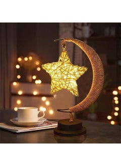 Yoawllty Ramadan Table Lights, Ramadan Decorations Lamp, Ramadan Moon Star Lamp for Home Bedroom and Desktop Decoration  - Image 4