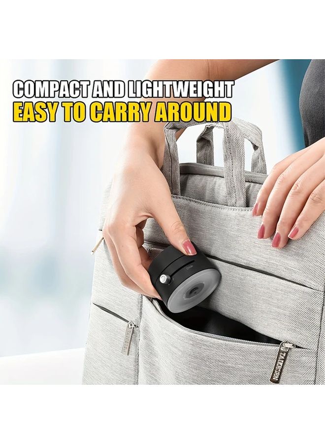 Black Adjustable Magnetic Car Phone Holder Foldable Suction Mount Stable Navigation ABS Material - Image 4