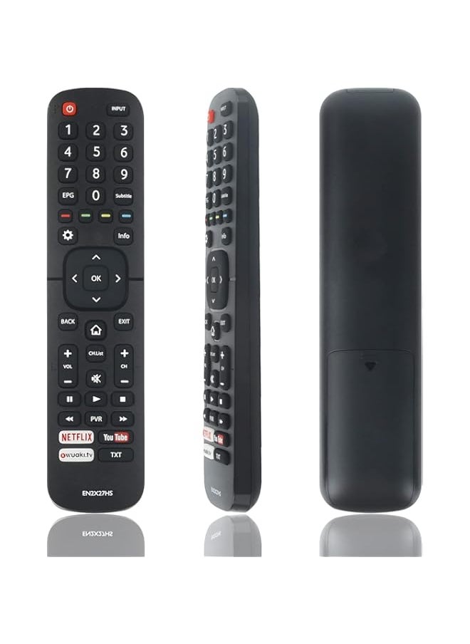 Generic - EN2X27HS Replace Remote Control Compatible with Hisense 4K Smart TV Series M2600 M3300 32M2600 H65N5300 H65M5500 - Image 1