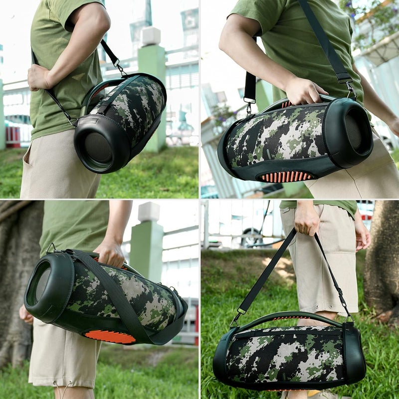 حافظة واقية PU مناسبة لسماعة JBL Boombox3 اللاسلكية بلوتوث، حافظة تخزين صوتية EVA إله الحرب، - Image 2