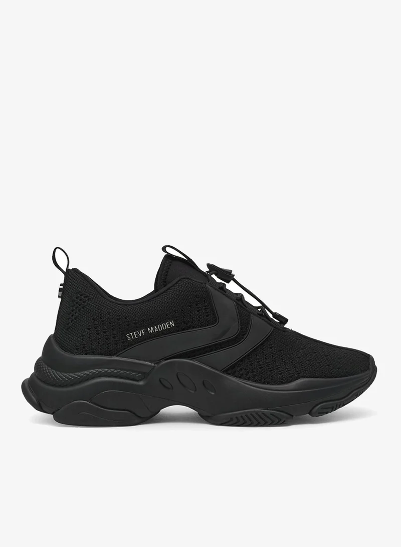 ستيف مادن Main St Black Women's Sneakers