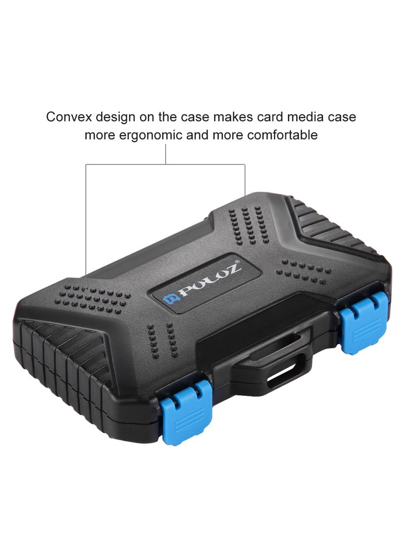 PULUZ - 27 in 1 Memory Card Storage Case Box  Camera Card Accessories  for 4CF + 8SD + 9TF + 1Card PIN + 1Standard SIM + 2Micro-SIM + 2Nano-SIM - Image 1
