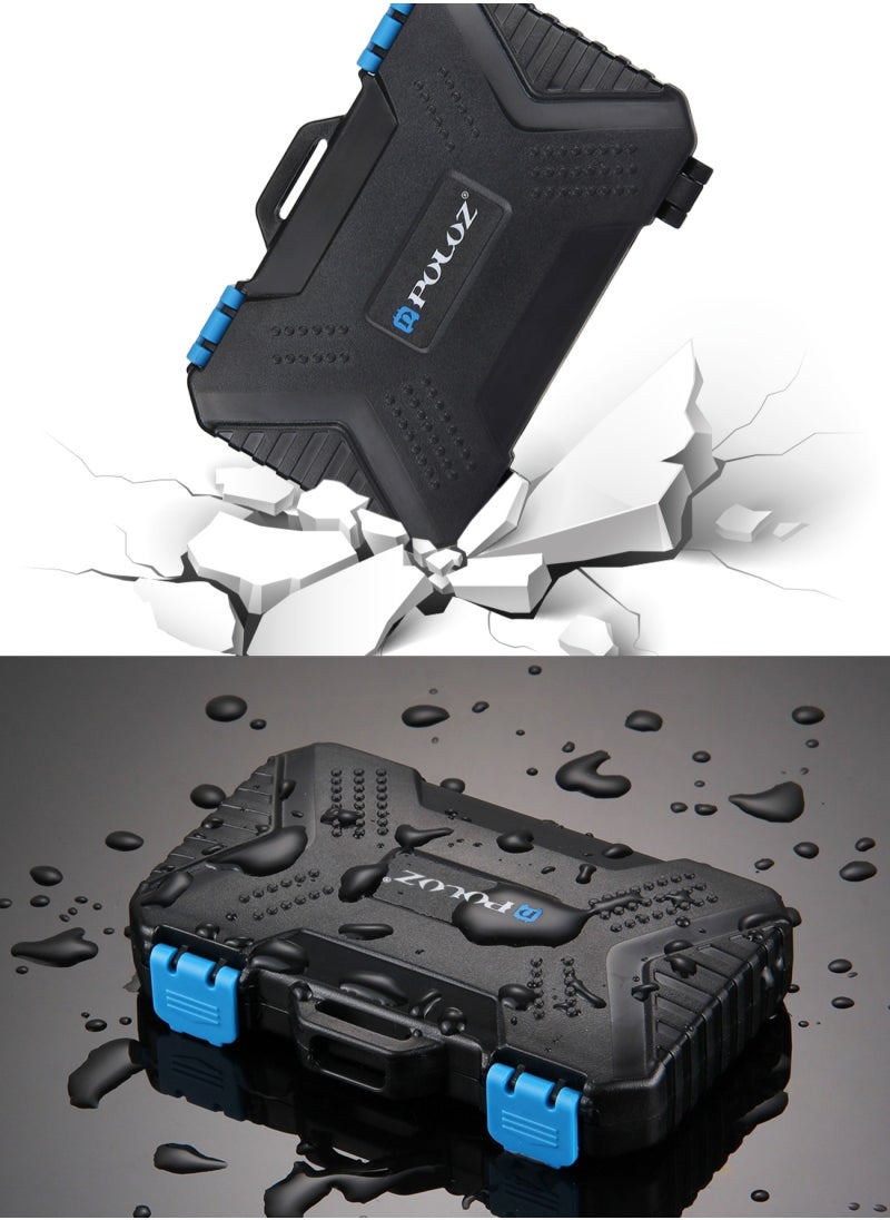 PULUZ - 27 in 1 Memory Card Storage Case Box  Camera Card Accessories  for 4CF + 8SD + 9TF + 1Card PIN + 1Standard SIM + 2Micro-SIM + 2Nano-SIM - Image 1