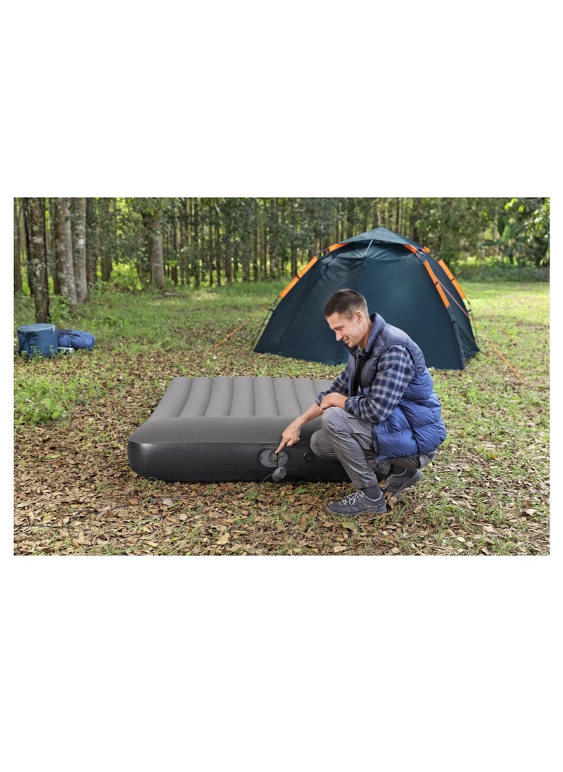 بست واي - Bestway Tritech Queen Air Mattress with Built-in USB Pump 2.03 m x 1.52 m x 30 cm - No: 671BS - Image 1