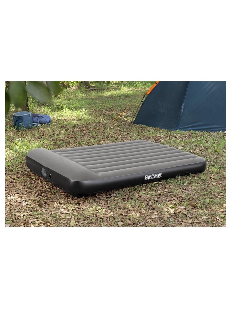 بست واي - Bestway Tritech Queen Air Mattress with Built-in USB Pump 2.03 m x 1.52 m x 30 cm - No: 671BS - Image 1