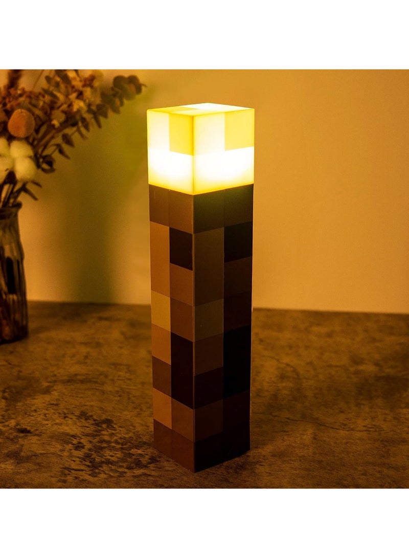 RATSAW Wall Mounted Torch Lamp LED Night Light USB Rechargeable Minecraft Design Lighting (Classic design) - Image 2