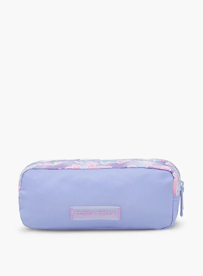 فلورا بيلا من شو إكسبرس Pop-It Striped 2-Compartment Pencil Case